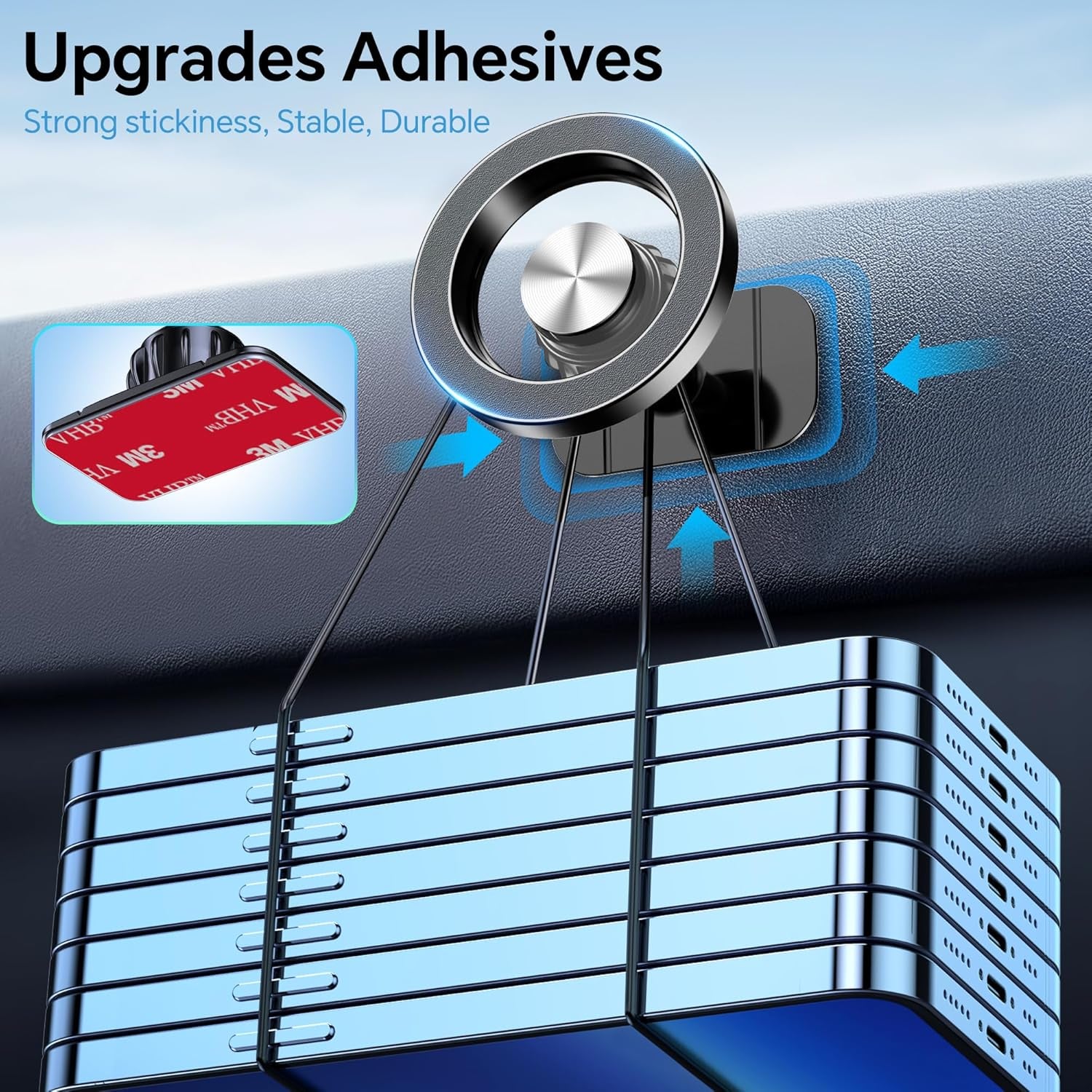 for Magsafe Car Mount,Magnetic Car Phone Holder Mount Air Vent Dash