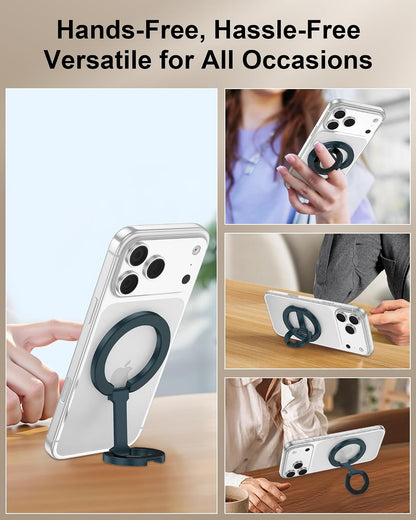 Mag Safe Phone Grip for Iphone 17 Pro Max Apple Magsafe Foldable Kickstand