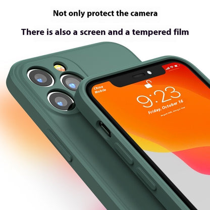 Advanced Liquid Silicone New Lens All-Inclusive Phone Case