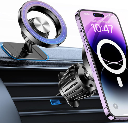 for Magsafe Car Mount,Magnetic Car Phone Holder Mount Air Vent Dash