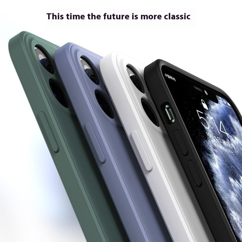 Advanced Liquid Silicone New Lens All-Inclusive Phone Case