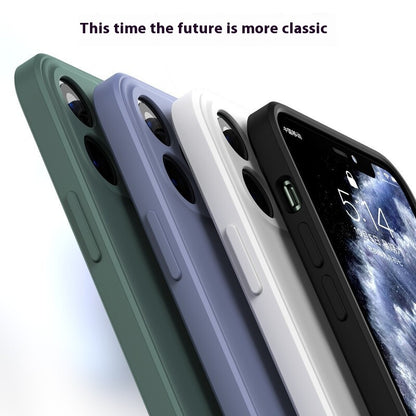 Advanced Liquid Silicone New Lens All-Inclusive Phone Case